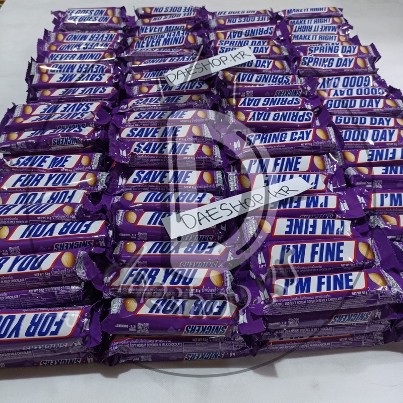 BTS X SNICKERS (Halal)