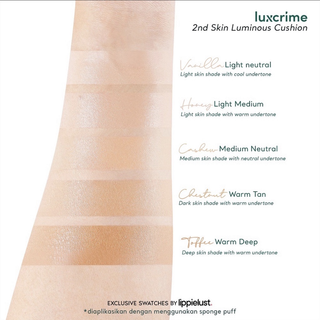 LUXCRIME Refill 2nd Skin Luminous Cushion (REFILL)