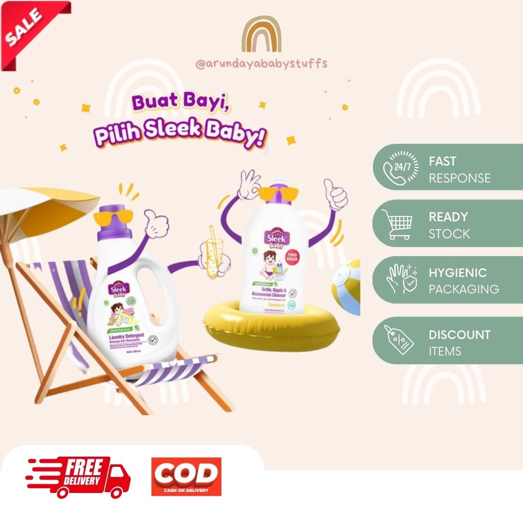 Sabun Botol Sabun Pembersih Botol Sleek Baby