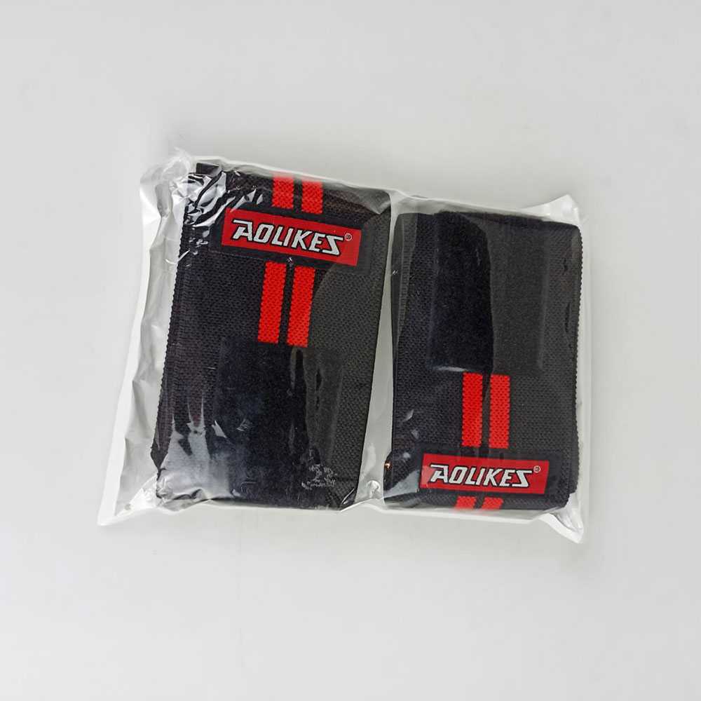 AOLIKES Strap Pergelangan Tangan Power Weight Lifting 2 PCS - A-1538