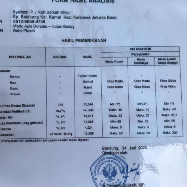 

Quality Control✅Madu Murni Asli 500gr - Madu Odeng Baduy Murni 100% Asli|KD9