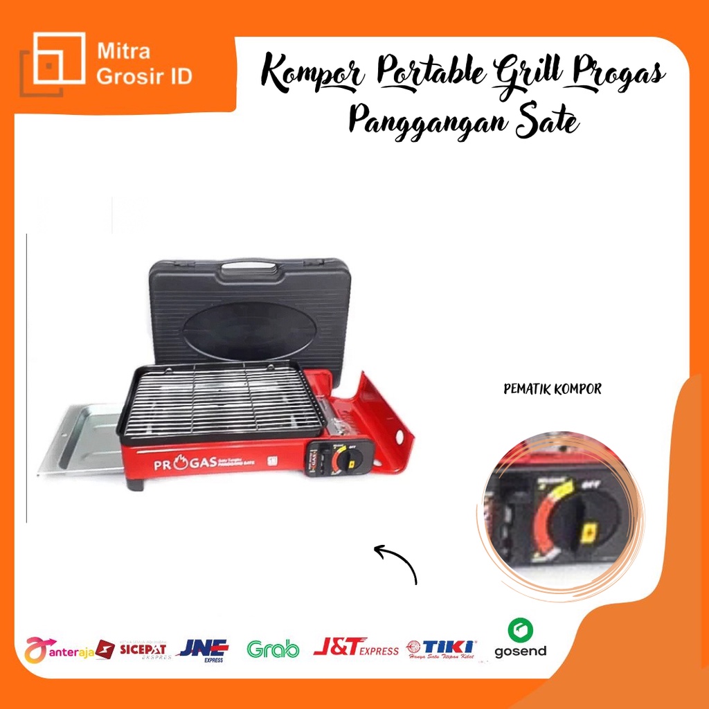 KOMPOR PORTABLE GRILL PROGAS PANGGANGAN SATE