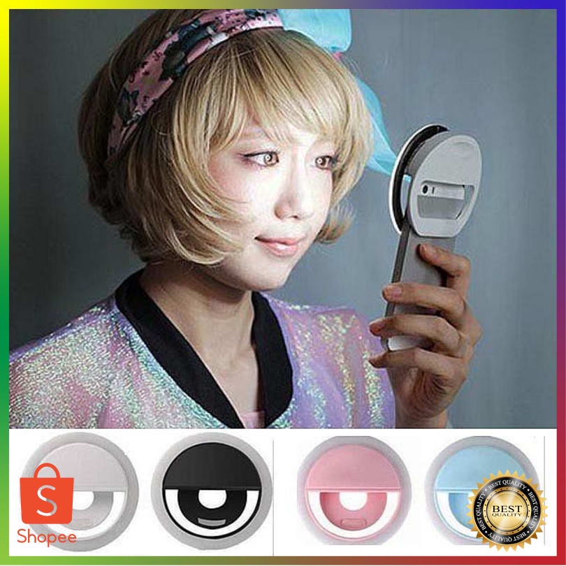 Best Item! Ring Light Selfie Hp Charge Lampu LED Live Tik Tok Ringlight Handphone GBU1563 Best Produ