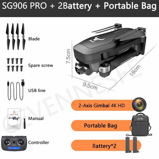 [ Promo ] Drone Sg906 Pro - Drone Kamera Dan Aksesoris