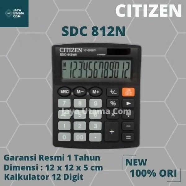 

Calculator Kalkulator Citizen Sdc 812 Original
