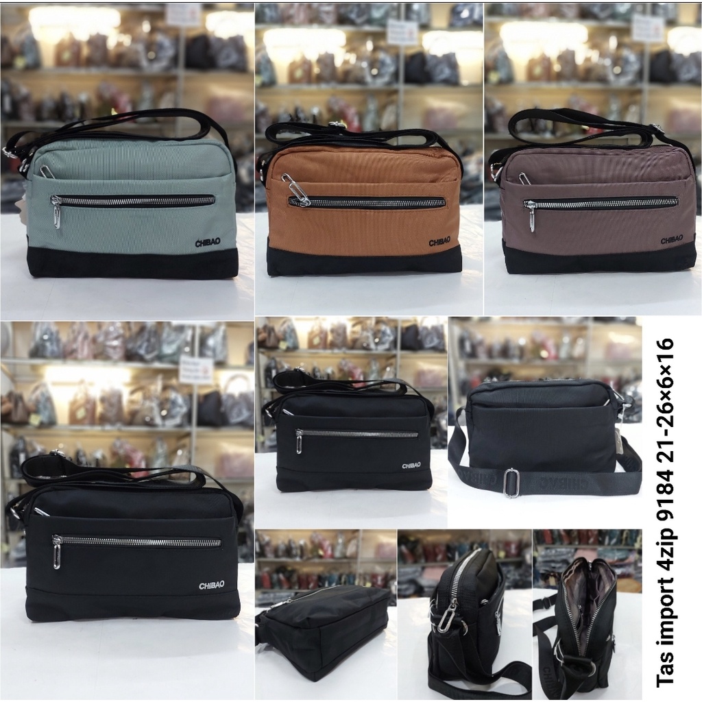 Tas selempang parasut/ backpack multifungi/ tas import casual outdoor wanita