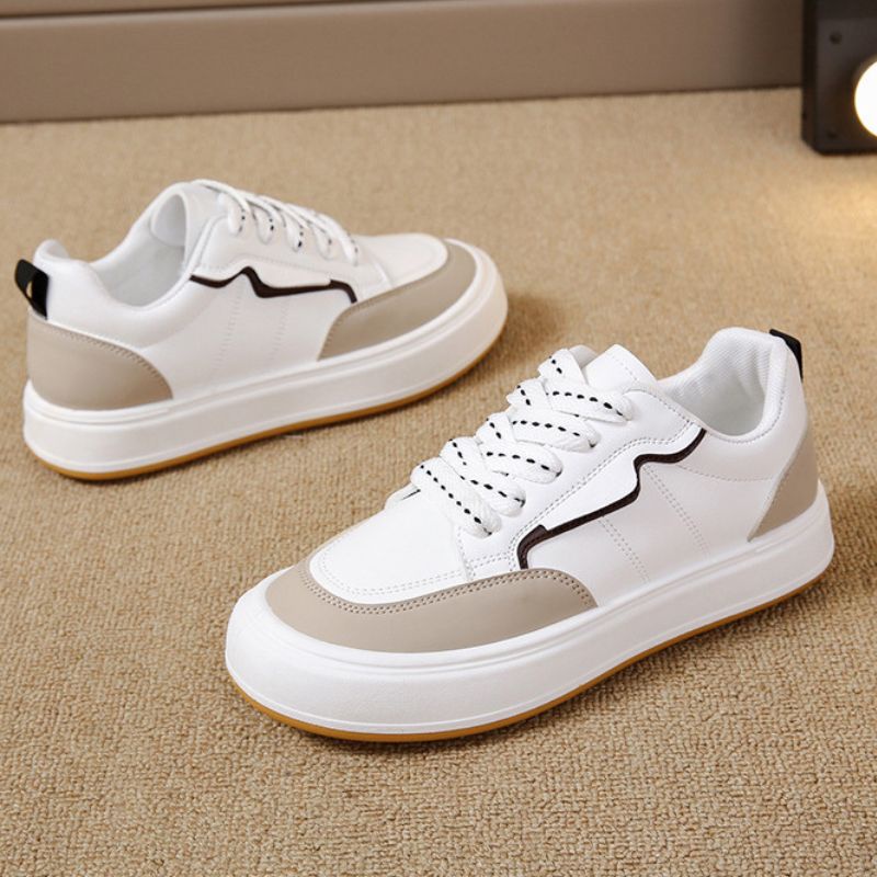 [COD] 9035 Sepatu Wanita Import LINE Sneakers