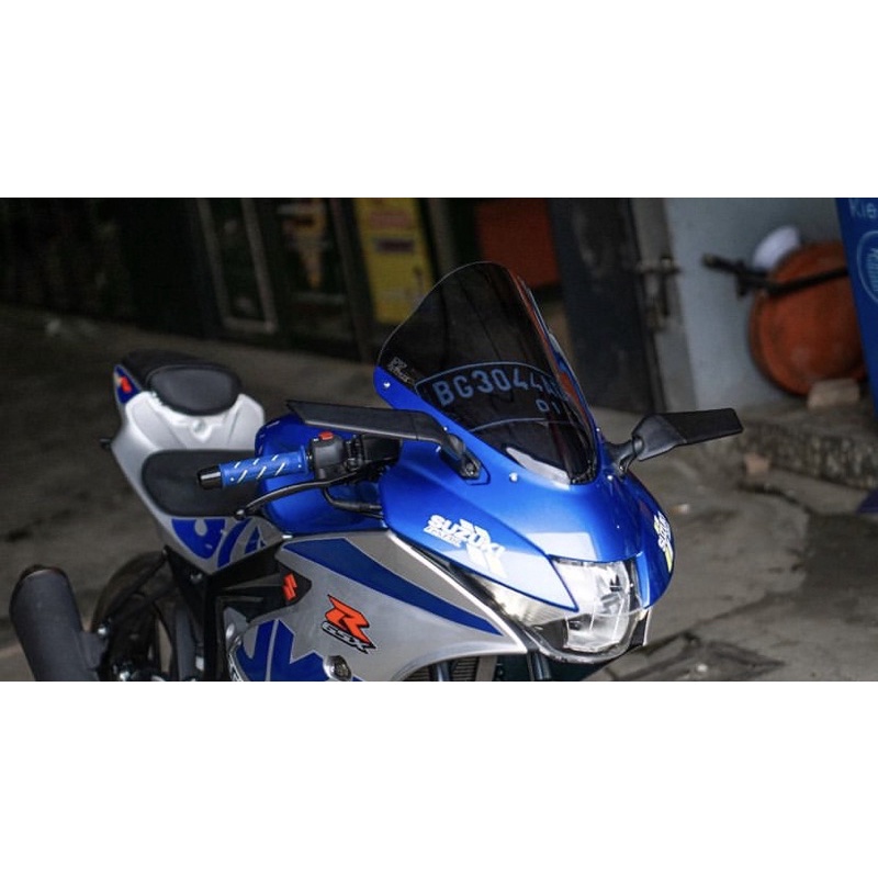 VISOR WINDSHIELD GSX150 GSX 150 R SUZUKI JENONG RACING WINDSIL AKSESORIS MODIF