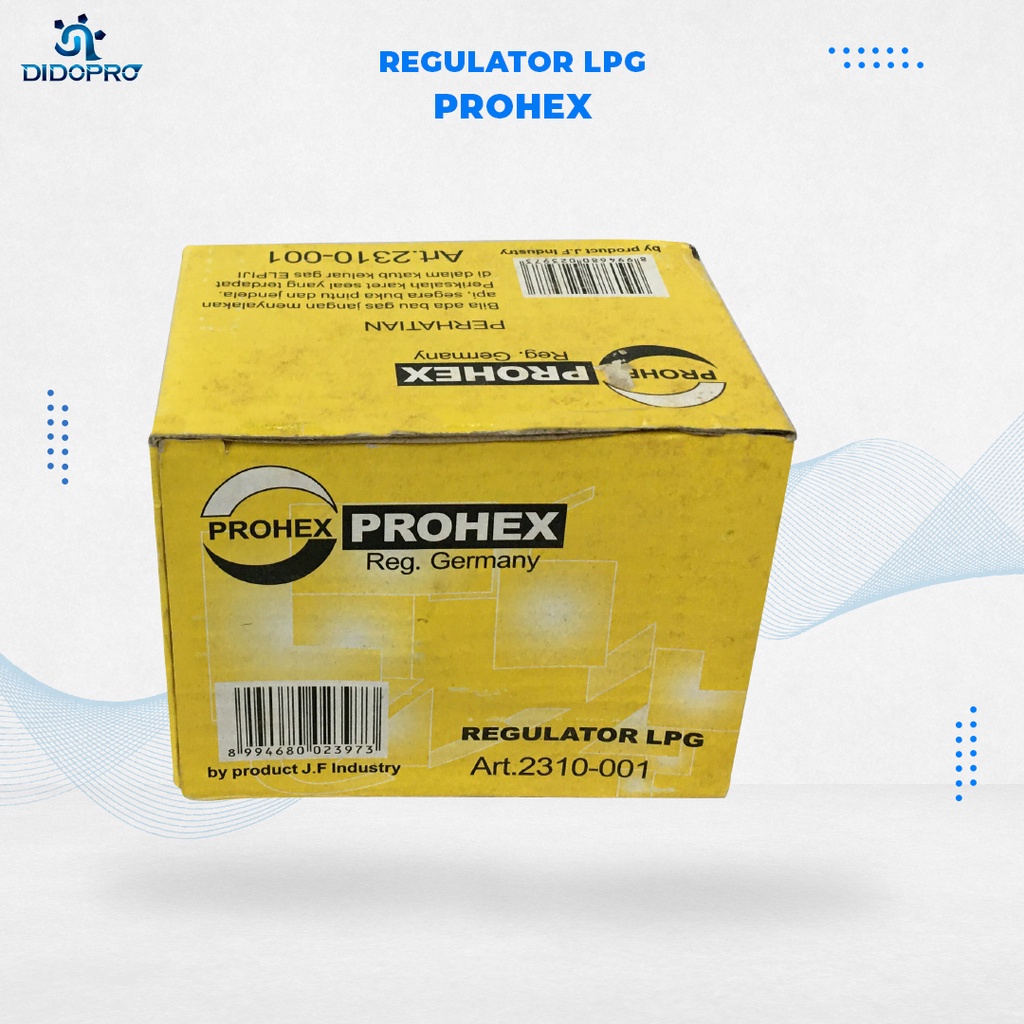 HASSTON PROHEX 2310-001 Regulator Kompor Gas LPG Reg GERMANY SNI