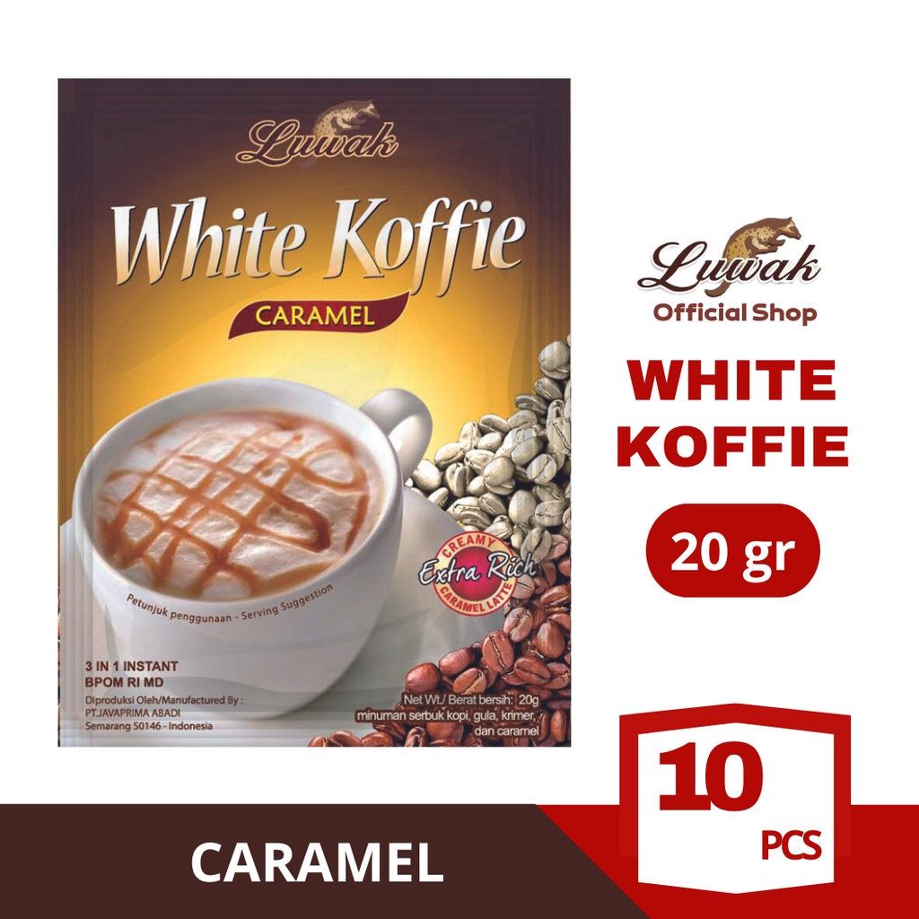 Jual Kopi Luwak White Koffie Caramel Renceng X Gr Shopee Indonesia