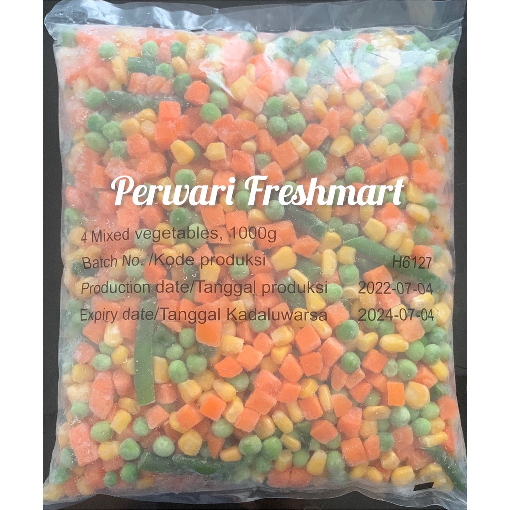

Vegetable Mix (Sayuran Segar Beku) 1kg