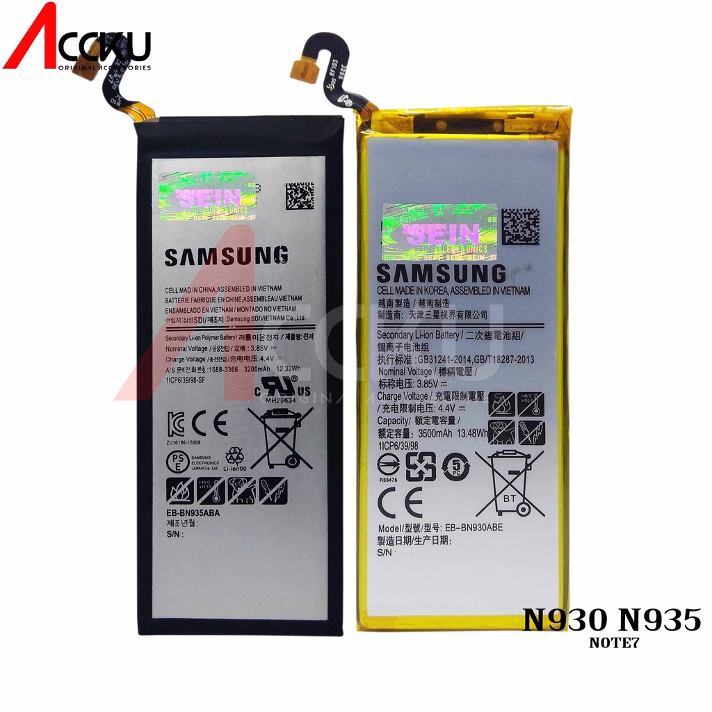 Note 7 - EB-BN930ABENote 7 99%BateraiSamsungNote 7 - N930 - EB-BN930ABE Battery SamsungNote 7 Battery Baterai BatreSamsungEB-BN930ABE