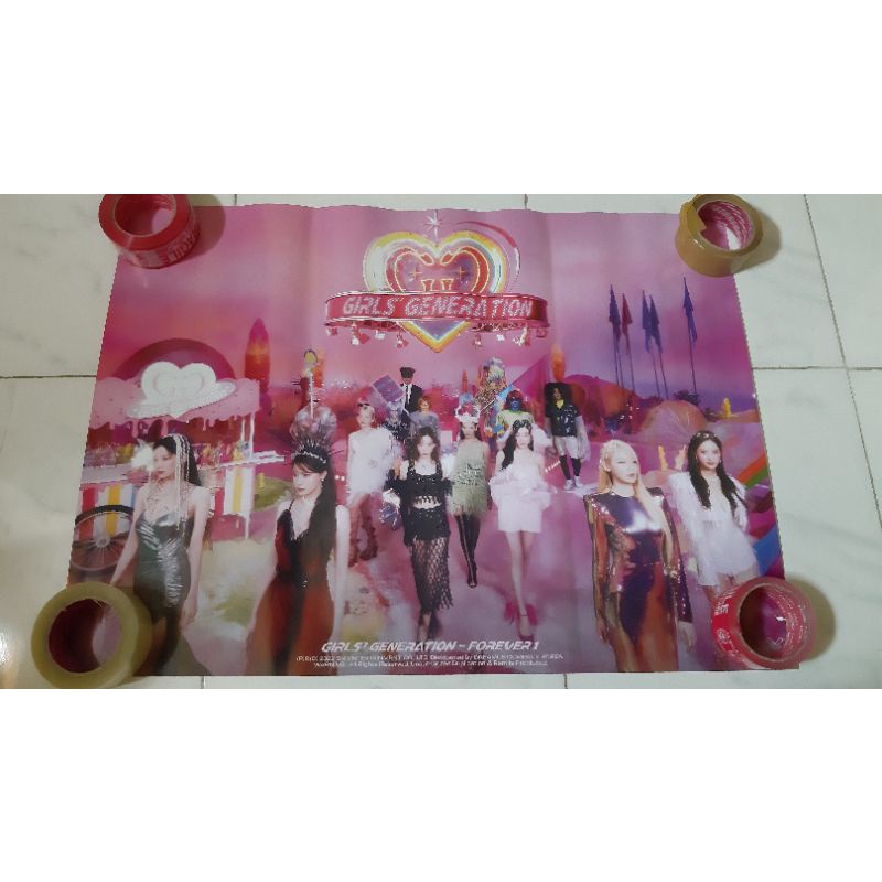 ROLLED POSTER SNSD FOREVER1 FOREVER 1 GIRLS GENERATION