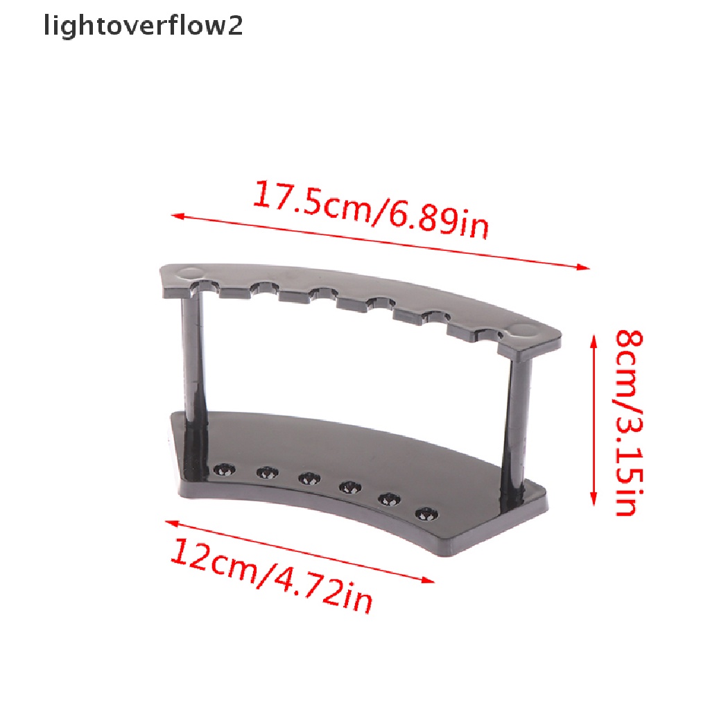 (lightoverflow2) Rak Akrilik Penyimpanan Pinset / Pen / Bulu Mata Palsu (ID)