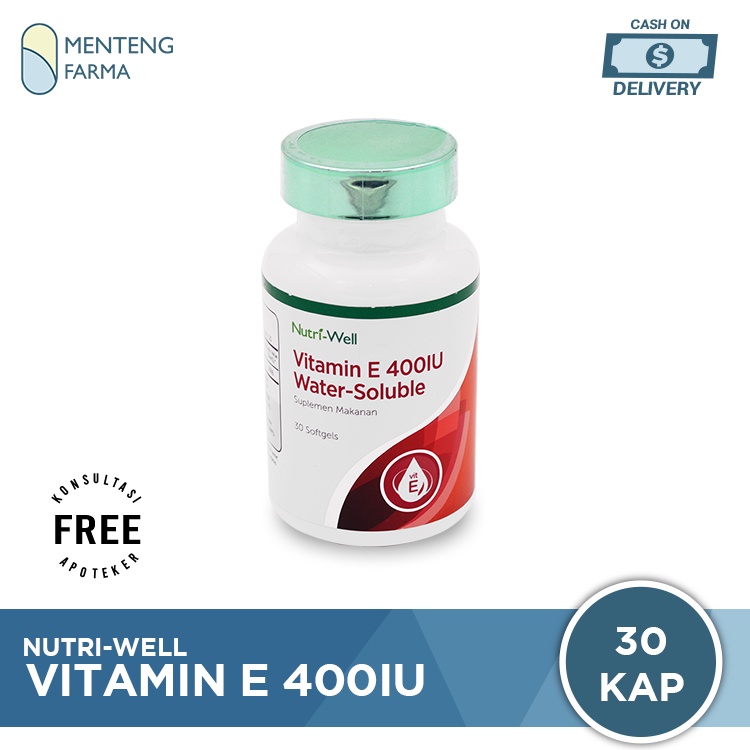 Nutriwell Vitamin E 400IU Water Soluble - Memenuhi Kebutuhan Vitamin E