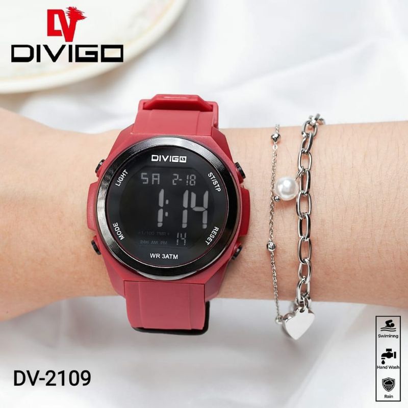 Dv 2109 Jam Tangan Divigo Original Water Resistant Bisa COD