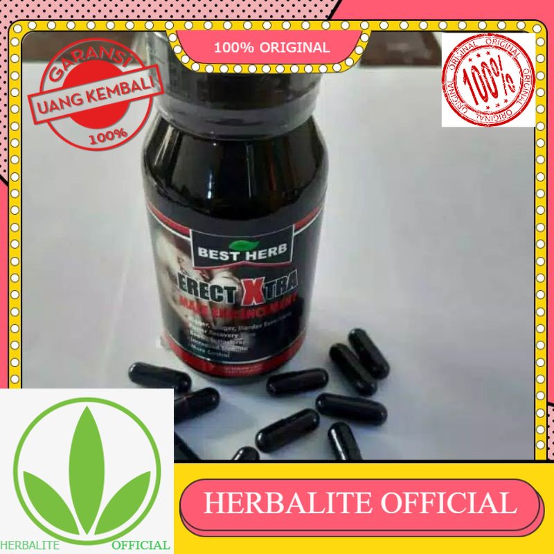 100% ORIGINAL (BISA COD) ERECT XTRA ASLI 100% - ERECT XTRA SUPLEMEN STAMINA PRIA ORIGINAL HERBAL