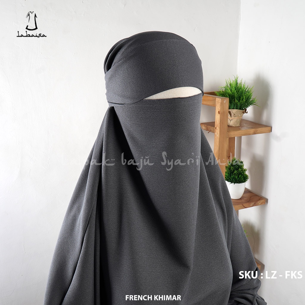 French Khimar Jumbo Square Manset Lengan Karet Labasa Ori | French Hijab | Fashion Muslim