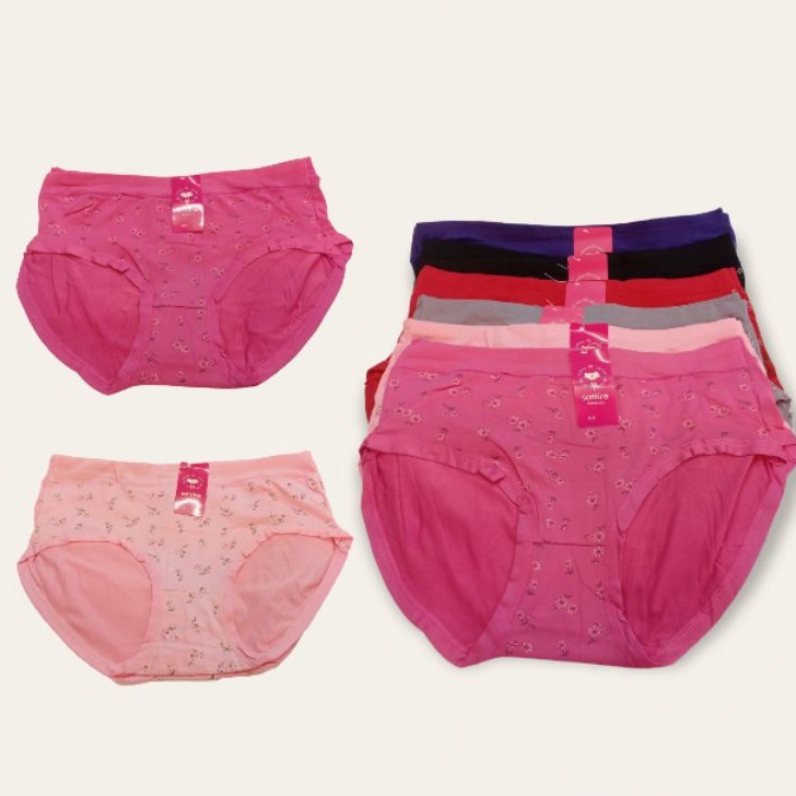 CD Wanita Jumbo/Celana Dalam wanita Big size FIT TO XXXL/4L /Celana Dalam Bunga Jumbo