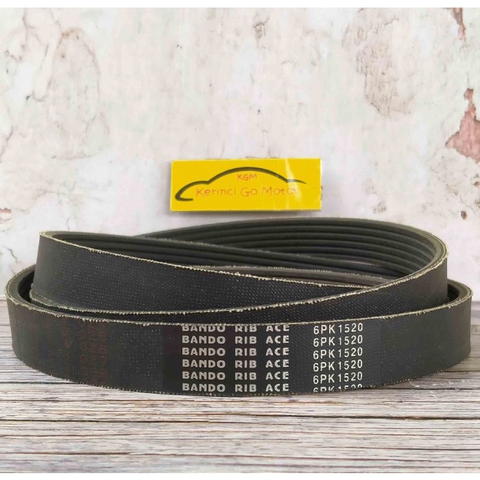 BANDO VAN BELT 6PK 1520 RIB BELT TALI KIPAS 6PK-1520 FAN BELT ALUR