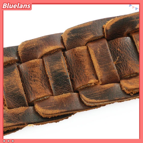 Gelang Bahan Kulit Imitasi Gaya Retro Untuk Pria