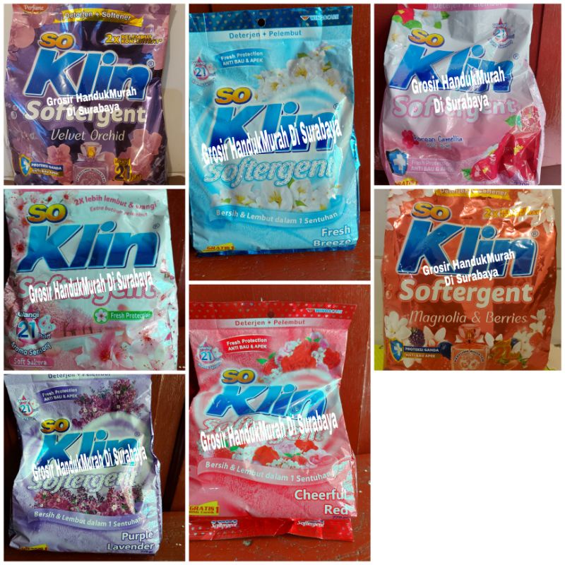 Soklin softergent 770 gr (Tanpa Piring), Harga Eceran/Satuan