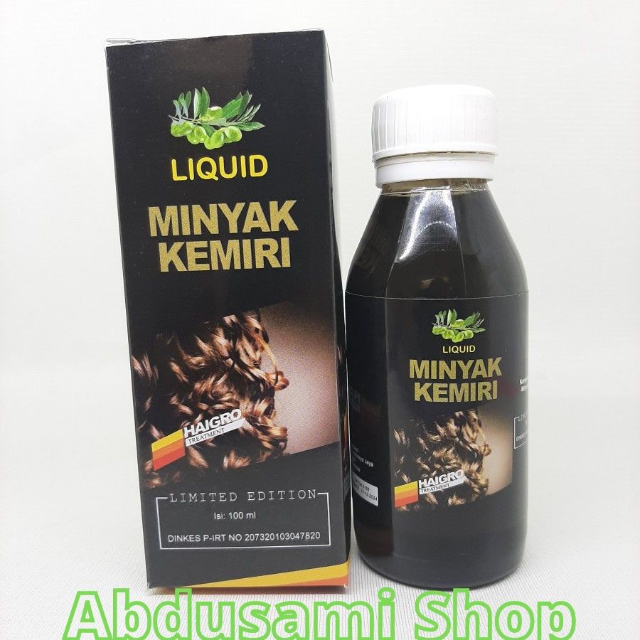 Minyak Kemiri Liquid Haigro Black Kemiri