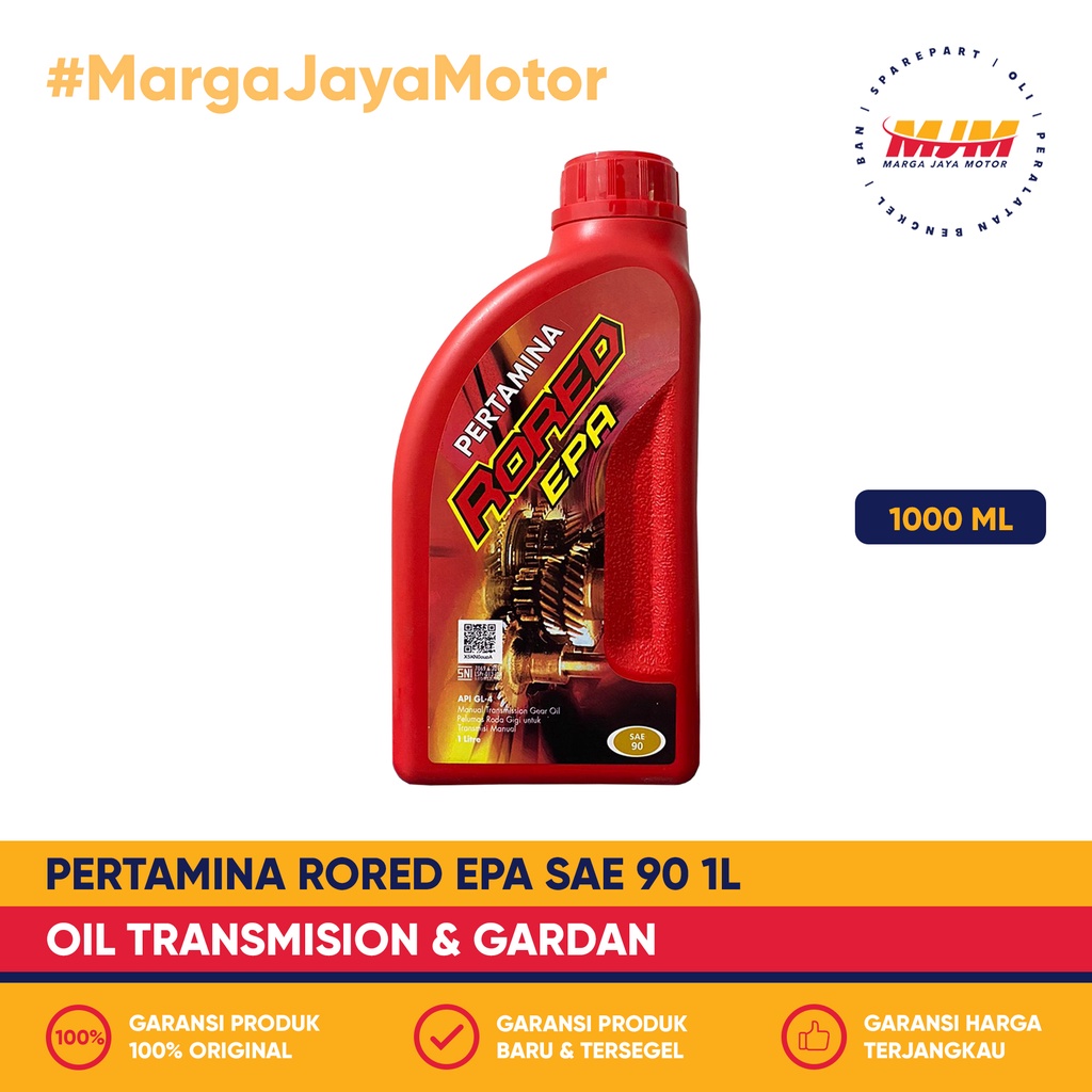 Rored EPA 90 Gear Oil 1000ml Oli Gardan &amp; Transmisi Pertamina 1L