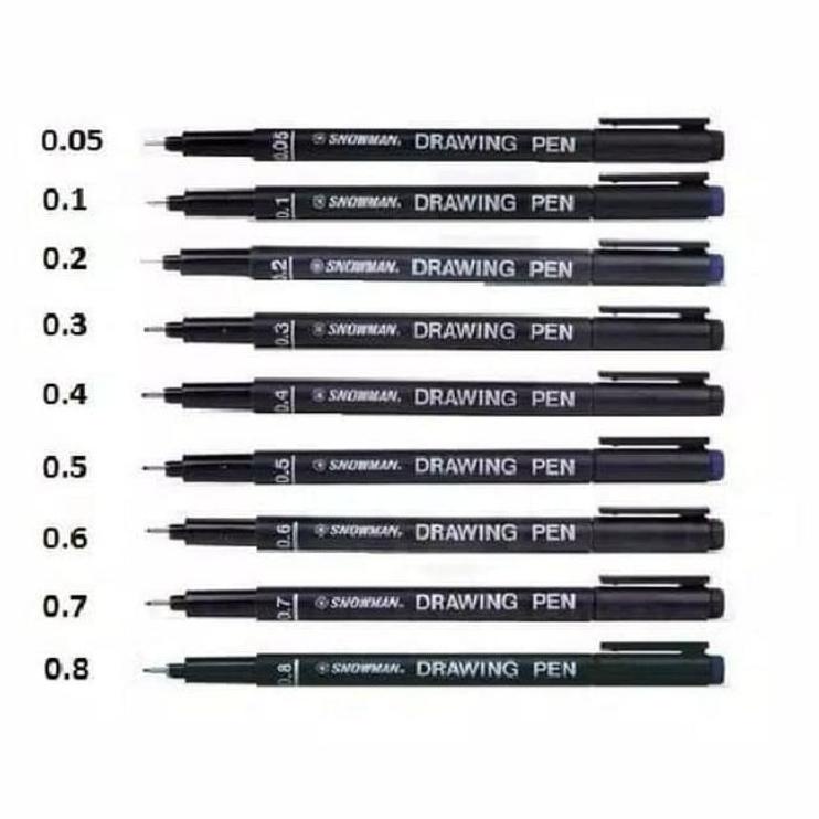 

Hot Deals PAKET SET 9 12 UKURAN SNOWMAN DRAWING PEN TECHNICAL SKETCHING PRO GAMBAR TEKNIK