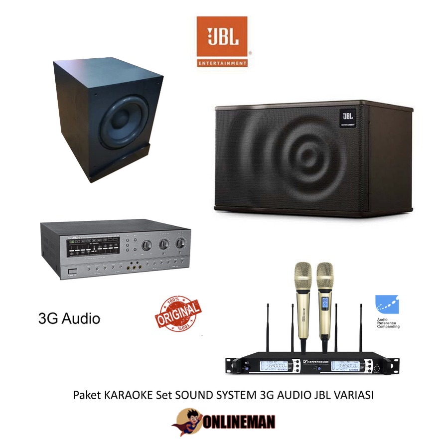 Paket KARAOKE Set SOUND SYSTEM 3G AUDIO JBL VARIASI