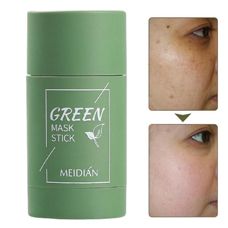 *Aschosme*  MEIDIAN GREEN MASK STICK MASKER STIK GREEN TEA PENGHILANG KOMEDO