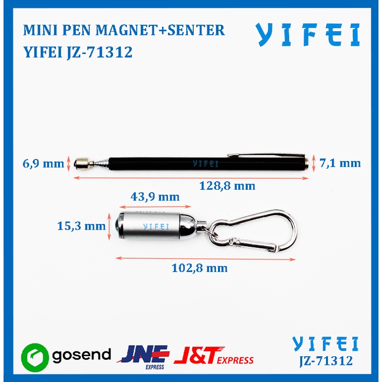 MINI PEN MAGNET+SENTER YIFEI-71312