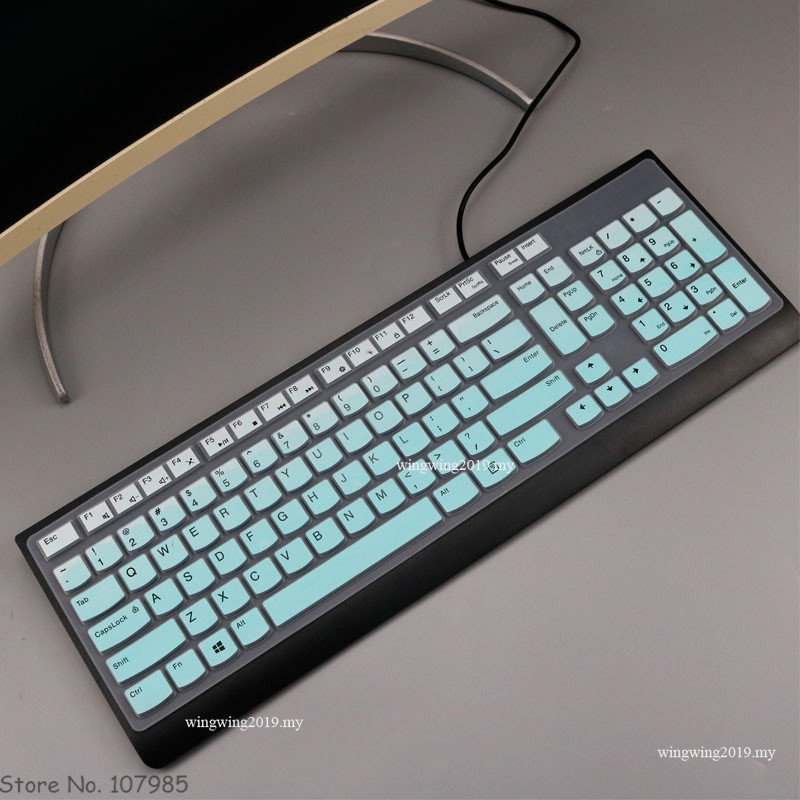 Skin Cover Pelindung Keyboard Wireless Bahan Silikon Untuk Lenovo Essential All in one PC KBRFBU71 KB318W