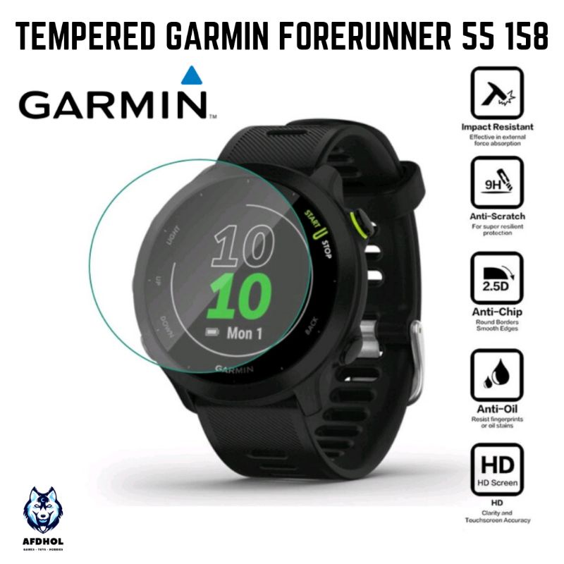 TEMPERED GLASS GARMIN FORERUNNER 55 158 ANTI GORES SCREEN GUARD LCD SMARTWATCH GARMIN FORERUNNER 55 158 PELIDUNG LAYAR GARMIN FORERUNNER 55 158 SCEEN PROTECTOR SMART WATCH JAM GARMIN FORERUNNER 55 158 SCREEN GUARD ANTI GORES KACA GARMIN FORERUNNER 55 158