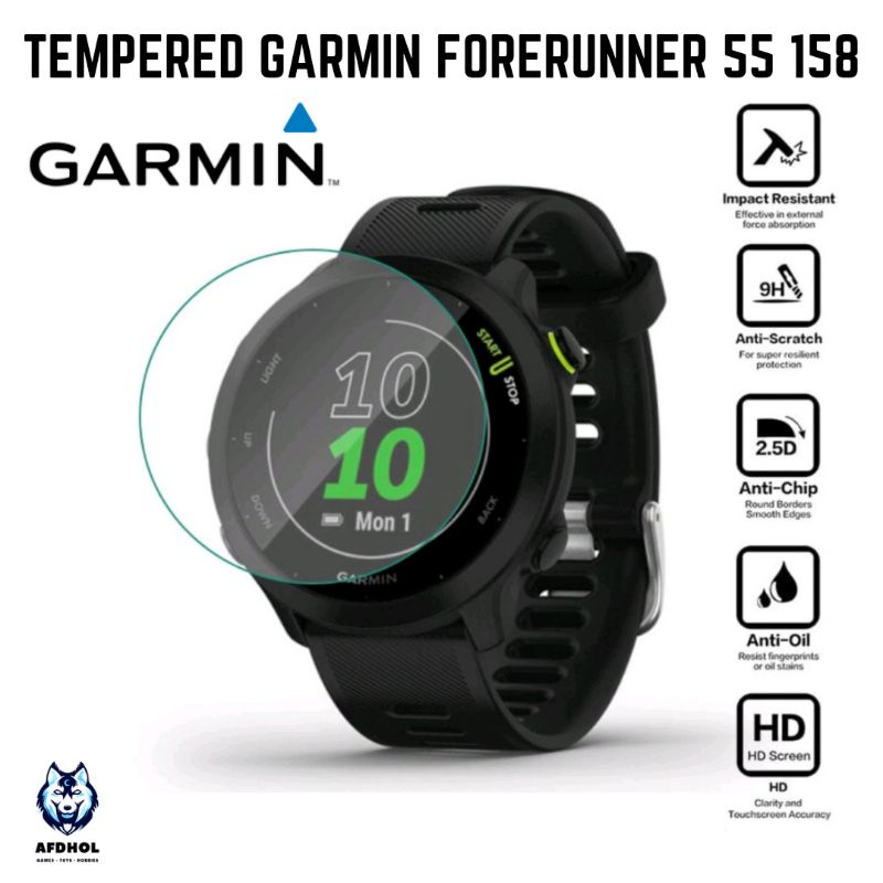 TEMPERED GLASS GARMIN FORERUNNER 55 158 ANTI GORES SCREEN GUARD LCD SMARTWATCH GARMIN FORERUNNER 55 