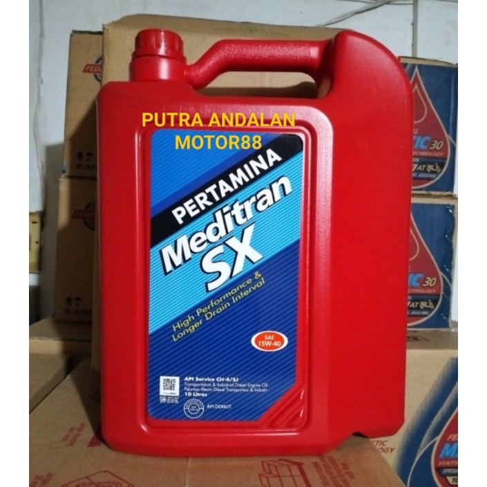 Oli mobil diesel Meditran SX...10 Liter..15 W 40  api