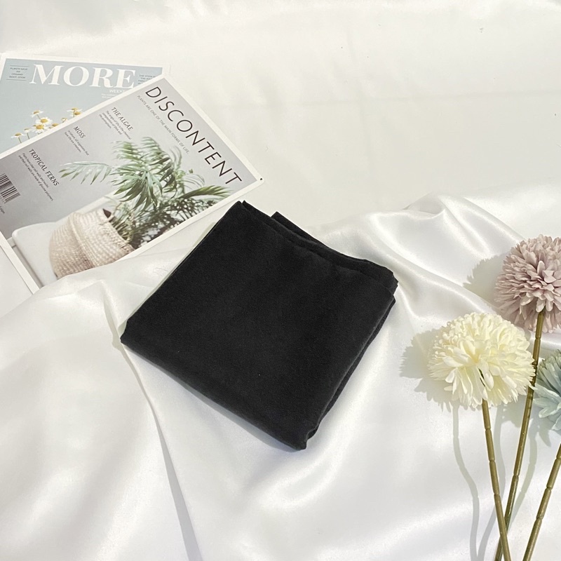 Paris Premium Voal // Paris Premium // Segi Empat Paris Polos-hitam