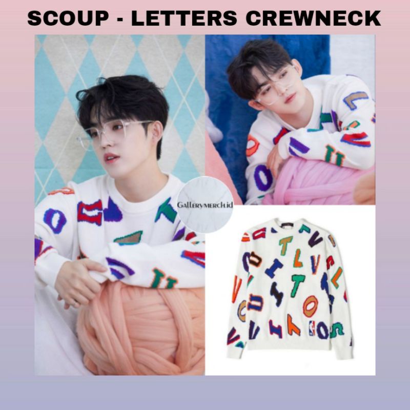 [READY STOCK] SCOUP SEVENTEEN LETTERS CREWNECK