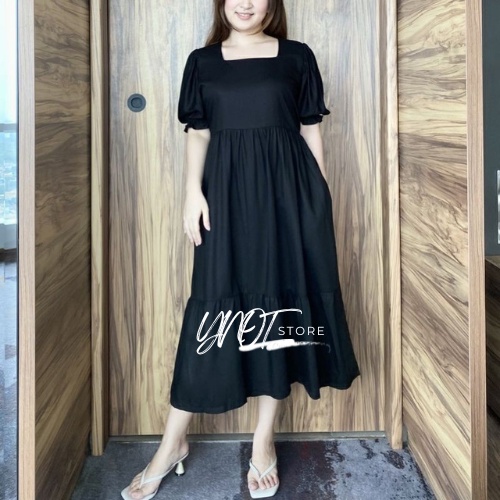 M-XXXXL Abarca Dres Jumbo | Dress Jumbo Wanita | Dress Big Size| Dress Korea Korea Style | Plus Size