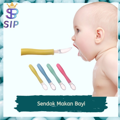 sendok makan bayi behan silikon lembut bpa free
