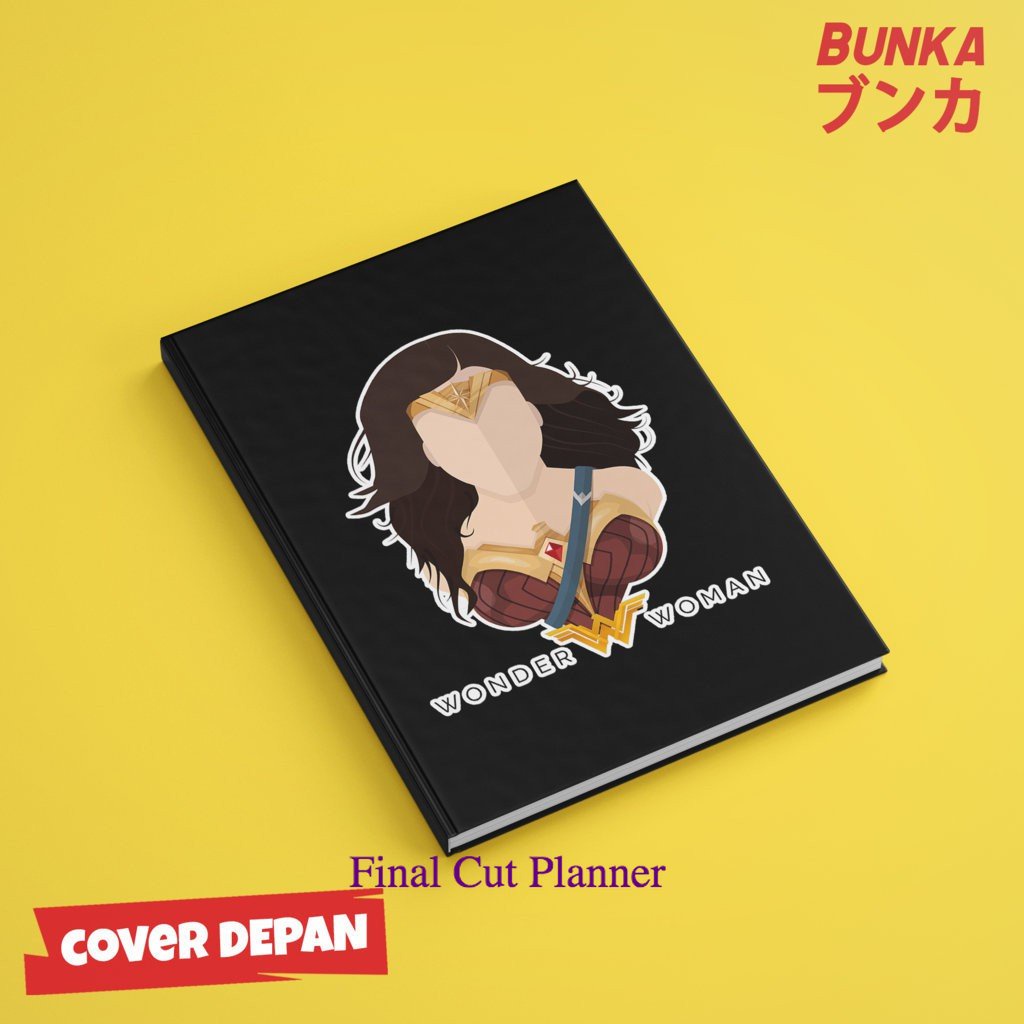 

Notebook DC Character Wonder Woman Hardcover A5 Buku Tulis Catatan Note Agenda Planner Jurnal .