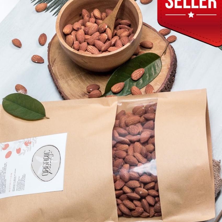 

EXCLUSIVE!Roasted Almond 500gr / Kacang Almond Panggang 500gr FRESH ROAST Premium Organic Paradise|KD7