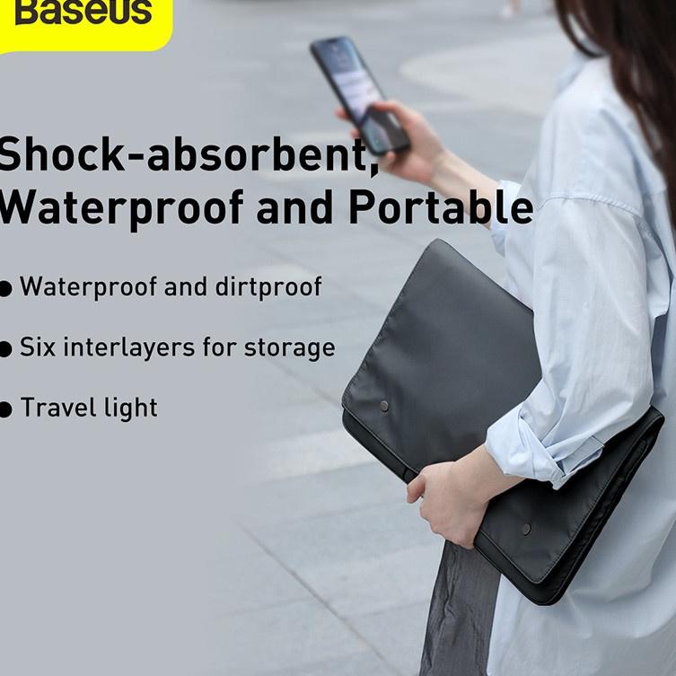 Tren Terbaru Baseus Basic Series Tas Laptop 13 inch BLACK Baseus Tas Laptop Baseus Case Laptop Baseu
