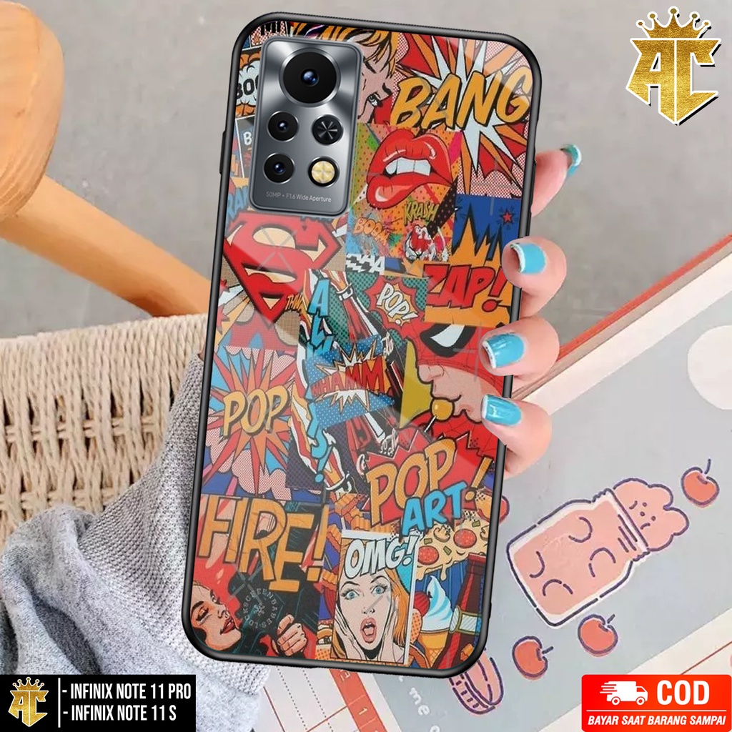 Case INFINIX NOTE 11 PRO / INFINIX NOTE 11S - Casing INFINIX Terbaru 2022 AERO STORE [ mrvl ] Siliko
