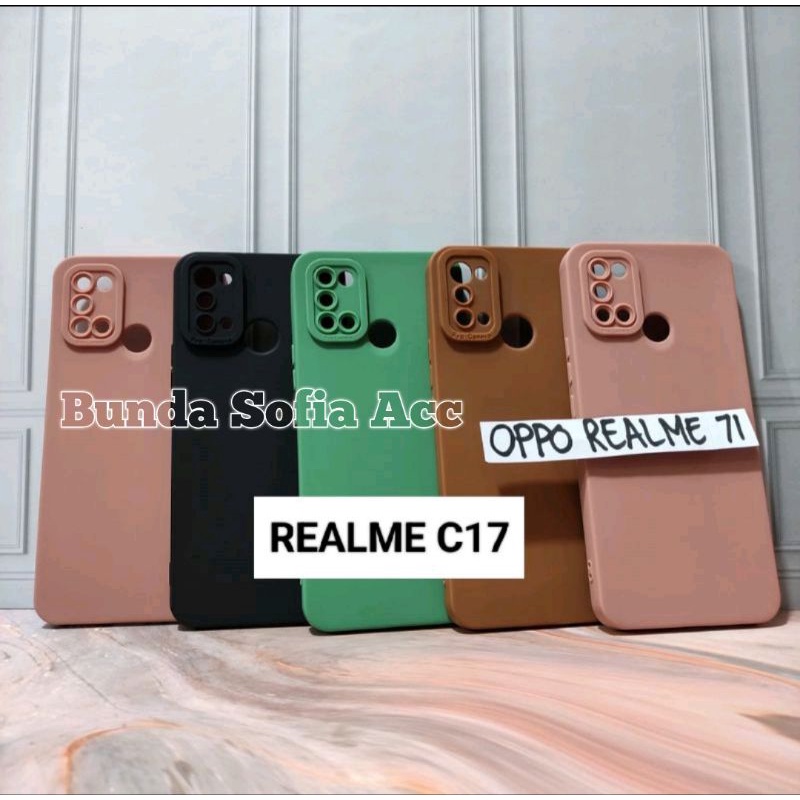 Softcase procamera realme C17 TPU Candy pro macaron pro Camera