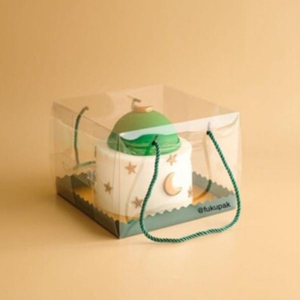 

lkk Box Mika Tali 20pcs| Clear Transparent Cake Box| Kotak Hantaran Hamper Tumpeng Chiffon Pudding Lapis Diskon 2020