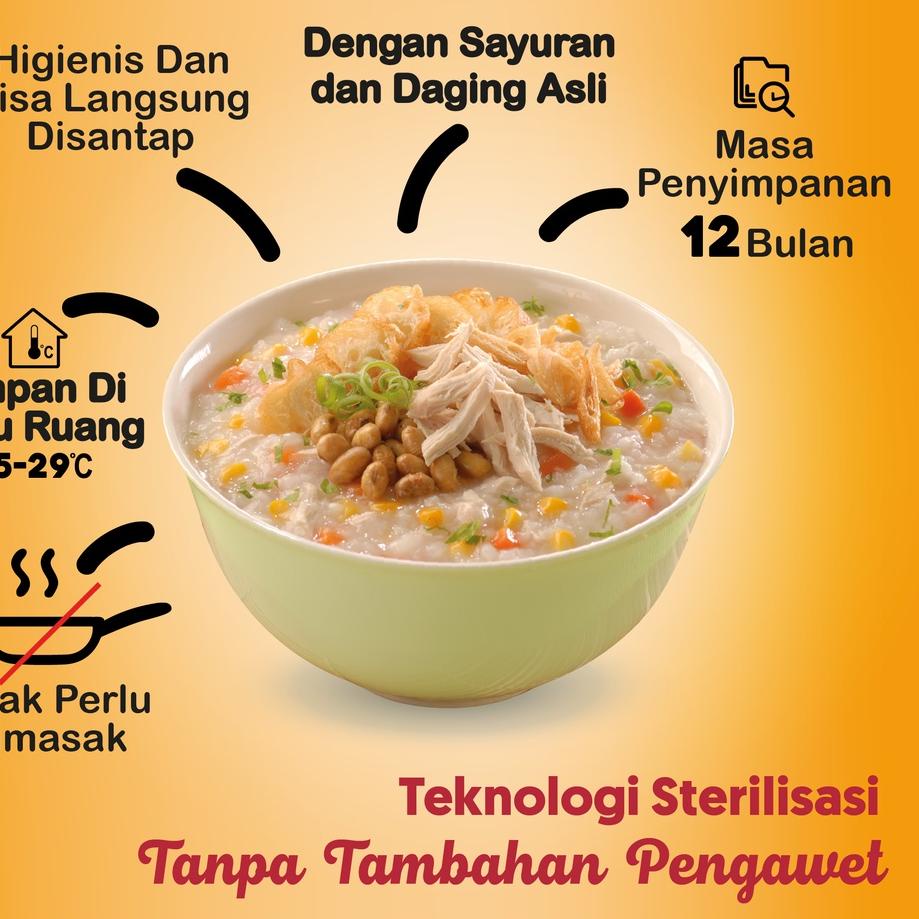 

Harga Spesial--KIMBO Kitchen Bubur Ayam 1 Box [Paket 37]
