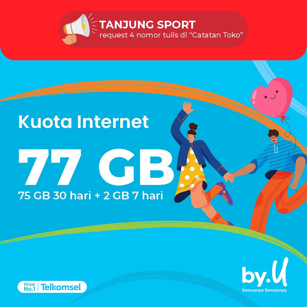 Kartu Perdana byU ex Hup Beta Paket Data Telkomsel by.U Paling Murah Ready Stock