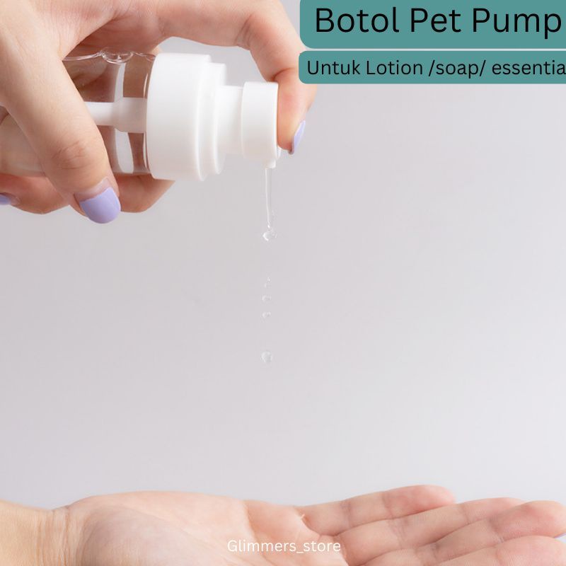 Botol Pet Refill sabun/lotion size 60ml dan 100ml