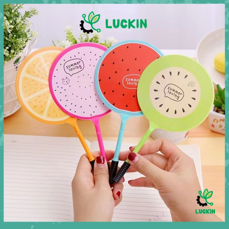 

Luckin Pulpen Karakter Kipas / Jepang dan Korea Selatan alat tulis lucu kipas buah